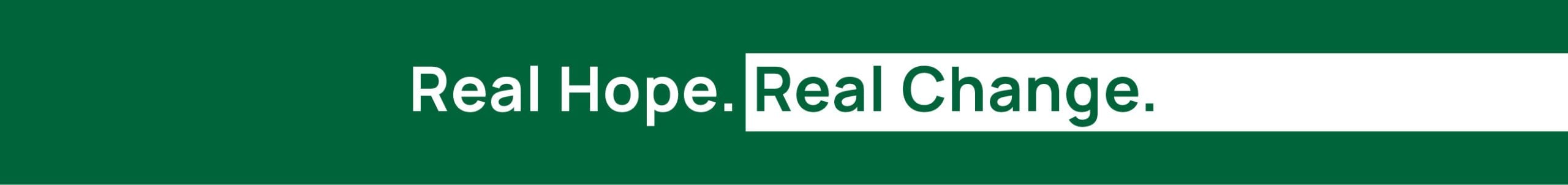 Real hope. Real change. - Green Party